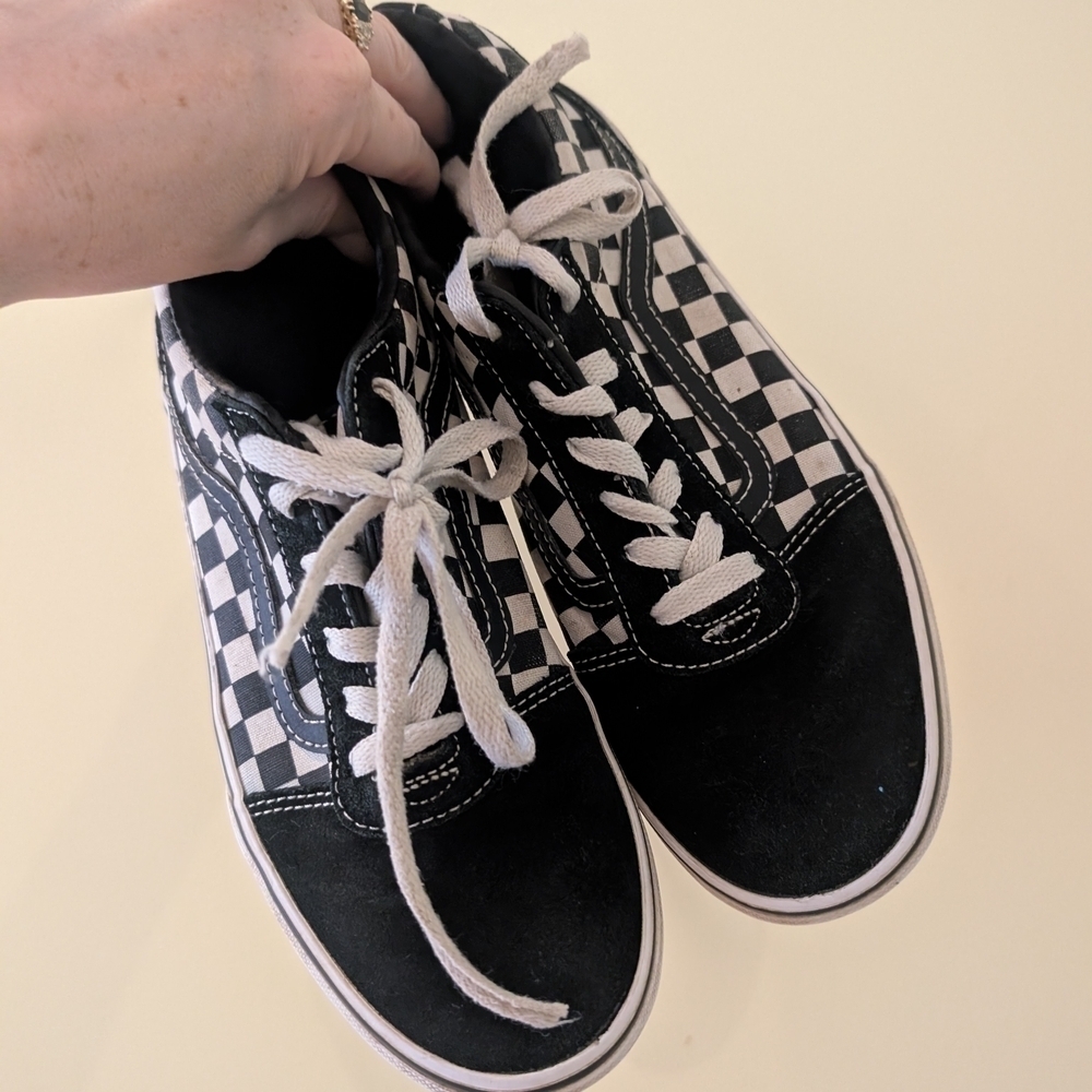 Vans Checkerboard Sneakers Kids Youth 5